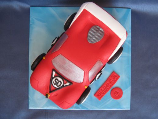 auto hot wheels červené shora
